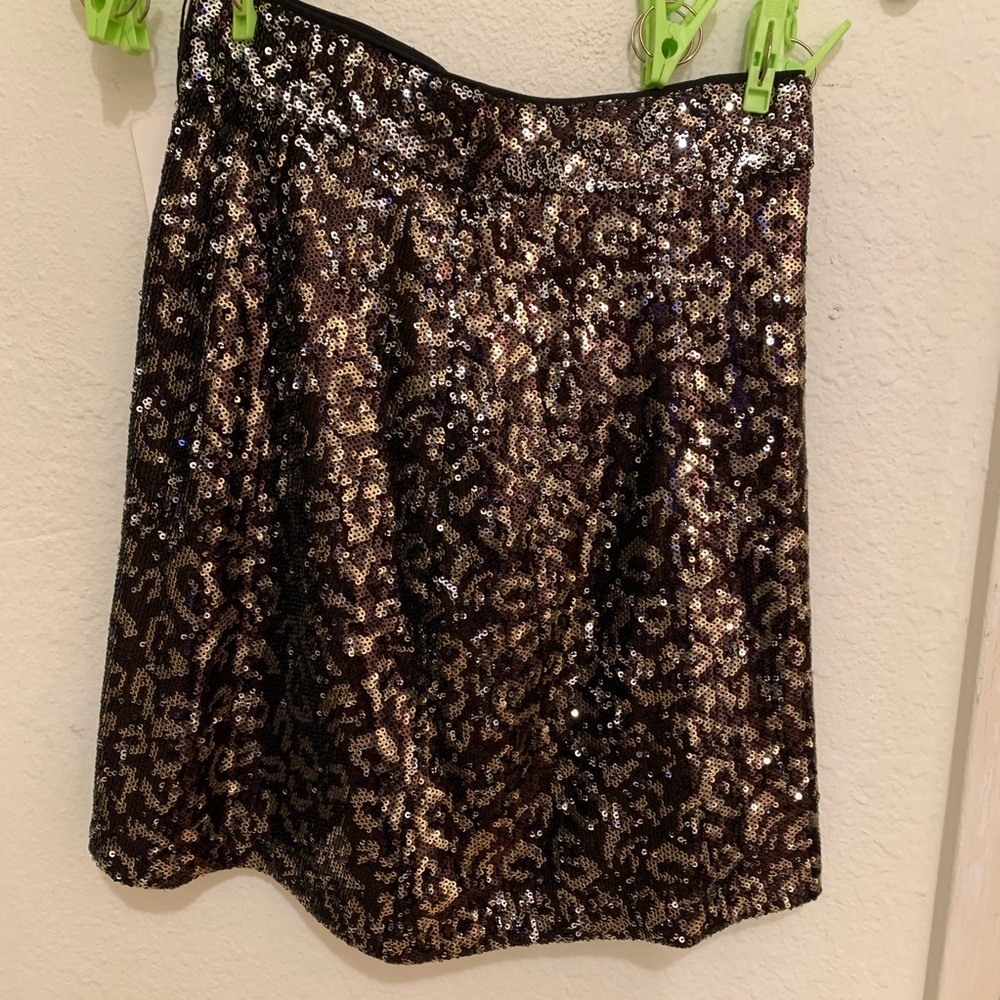ZARA Trafaluc Sequin Mini-Skirt